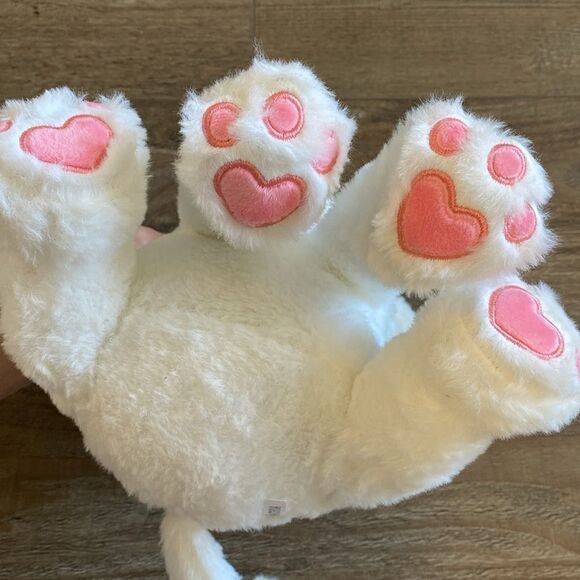 Dolls Kill Sugar Thrillz Grumpy White Cat Plushie Stuffed Animal Kitten Troilus - Picture 4 of 5